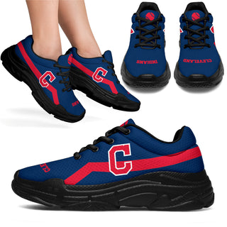 Edition Chunky Sneakers With Line Cleveland Indians Shoes