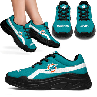 Edition Chunky Sneakers With Line Miami Dolphins Shoes