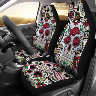 Party Skull Arkansas Razorbacks Car Seat Covers