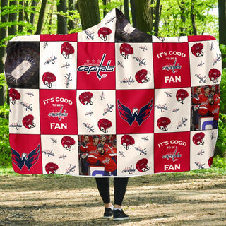 It's Good To Be A Washington Capitals Fan Hooded Blanket