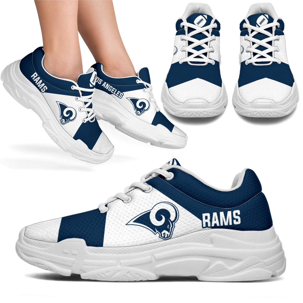 Pro Shop Logo Los Angeles Rams Chunky Sneakers – Best Funny Store
