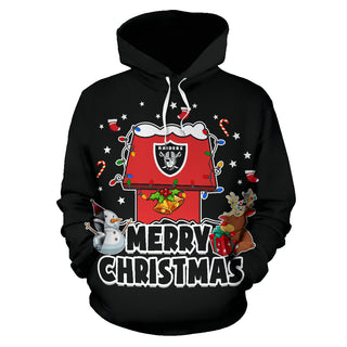 Funny Merry Christmas Oakland Raiders Hoodie 2019