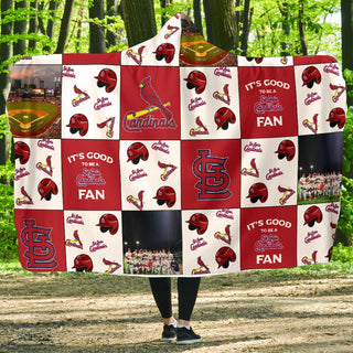 It's Good To Be A St. Louis Cardinals Fan Hooded Blanket