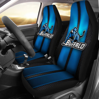 Incredible Line Pattern Buffalo Bulls Logo Car Seat Covers