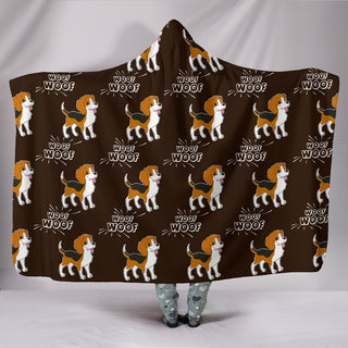 Beagle Hooded Blankets