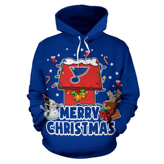Funny Merry Christmas St. Louis Blues Hoodie 2019