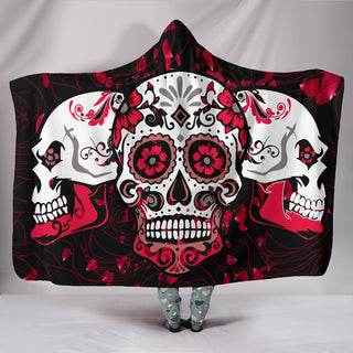 Skull Design Hooded Blankets