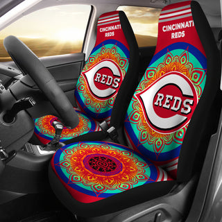 Magical And Vibrant Cincinnati Reds Car Seat Covers