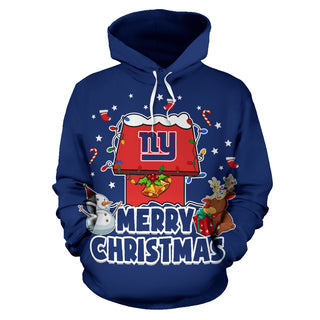 Funny Merry Christmas New York Giants Hoodie 2019
