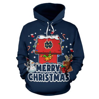 Funny Merry Christmas Notre Dame Fighting Irish Hoodie 2019