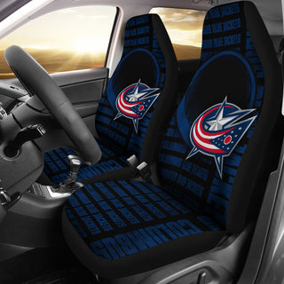 The Victory Columbus Blue Jackets Car Seat Covers