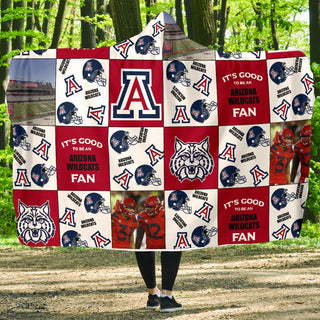It's Good To Be An Arizona Wildcats Fan Hooded Blanket
