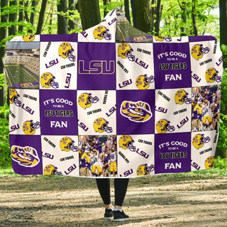 It's Good To Be A LSU Tigers Fan Hooded Blanket