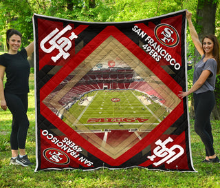 Pro San Francisco 49ers Stadium Quilt For Fan