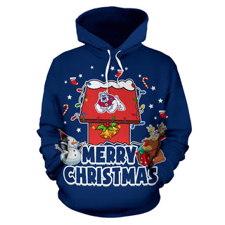 Funny Merry Christmas Fresno State Bulldogs Hoodie 2019