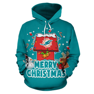Funny Merry Christmas Miami Dolphins Hoodie 2019