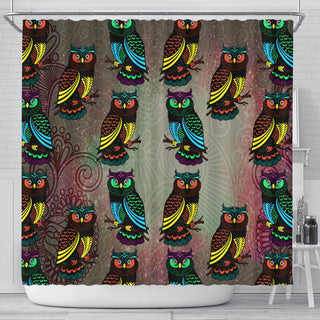 Decorative Owl Shower Curtains