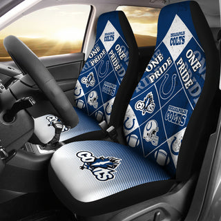 Pride Flag Indianapolis Colts Car Seat Covers