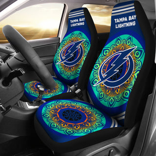 Magical And Vibrant Tampa Bay Lightning Car Seat Covers