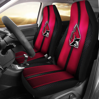 Incredible Line Pattern Ball State Cardinals Logo Car Seat Covers