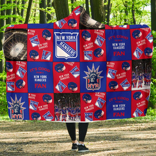 It's Good To Be A New York Rangers Fan Hooded Blanket