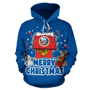 Funny Merry Christmas New York Islanders Hoodie 2019