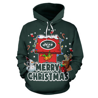 Funny Merry Christmas New York Jets Hoodie 2019