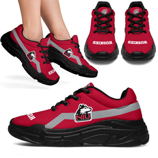 Edition Chunky Sneakers With Line Northern Illinois Huskies Shoes