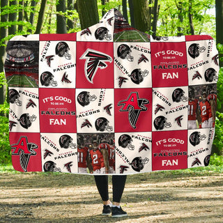 It's Good To Be An Atlanta Falcons Fan Hooded Blanket