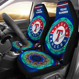 Magical And Vibrant Texas Rangers Car Seat Covers