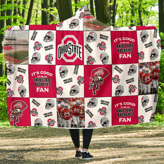 It's Good To Be An Ohio State Buckeyes Fan Hooded Blanket