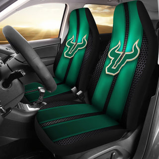 Incredible Line Pattern South Florida Bulls Logo Car Seat Covers