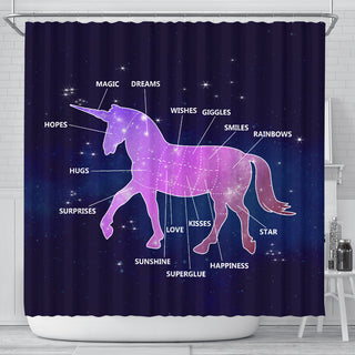 Unicorns Are Way Cooler Shower Curtains