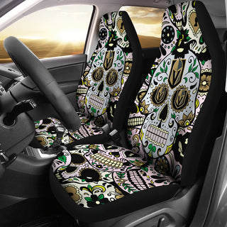 Party Skull Vegas Golden Knights Car Seat Covers