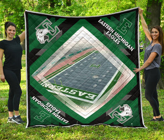 Pro Eastern Michigan Eagles Stadium Quilt For Fan