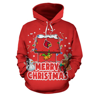 Funny Merry Christmas Louisville Cardinals Hoodie 2019