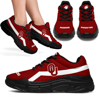 Edition Chunky Sneakers With Line Oklahoma Sooners Shoes