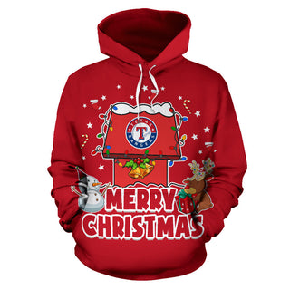 Funny Merry Christmas Texas Rangers Hoodie 2019