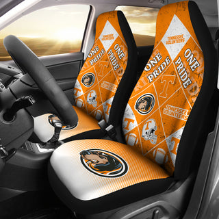 Pride Flag Tennessee Volunteers Car Seat Covers