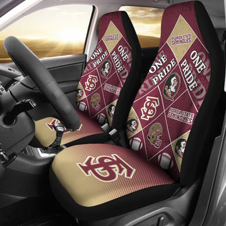 Pride Flag Florida State Seminoles Car Seat Covers