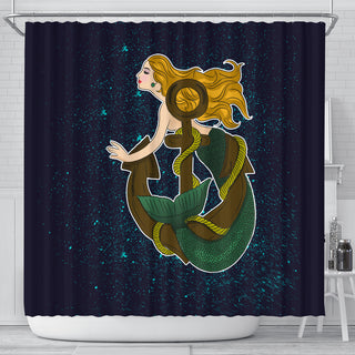 Soul Of A Mermaid Shower Curtains