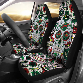 Party Skull Minnesota Wild Car Seat Covers