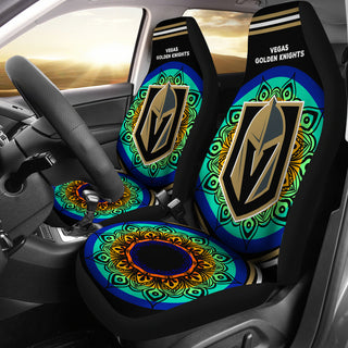 Magical And Vibrant Vegas Golden Knights Car Seat Covers