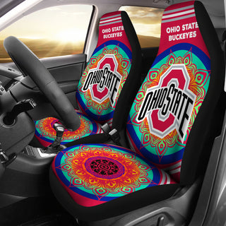 Magical And Vibrant Ohio State Buckeyes Car Seat Covers
