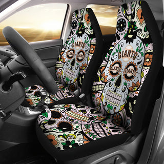 Party Skull San Francisco Giants Car Seat Covers