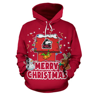 Funny Merry Christmas Northern Illinois Huskies Hoodie 2019