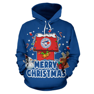 Funny Merry Christmas Toronto Blue Jays Hoodie 2019