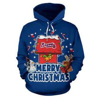 Funny Merry Christmas Atlanta Braves Hoodie 2019