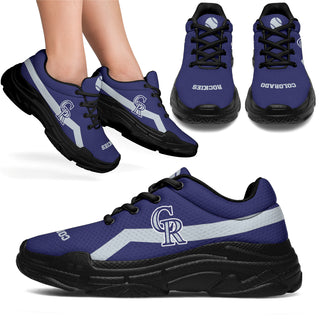 Edition Chunky Sneakers With Line Colorado Rockies Shoes