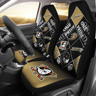 Pride Flag Anaheim Ducks Car Seat Covers